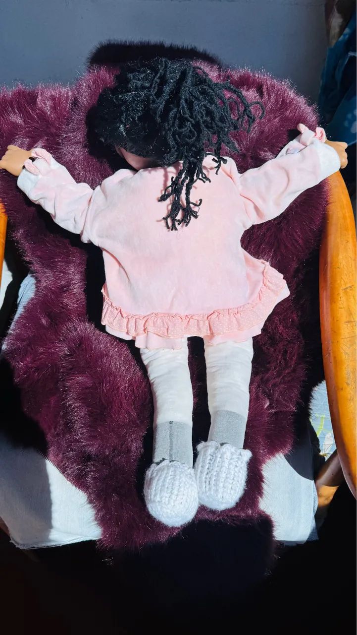 BONECA MUITO ANTIGA NEGRA - Foto 2