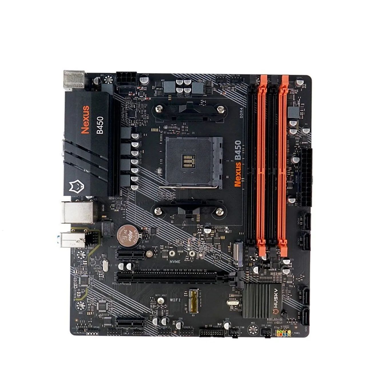 Placa mãe husky amd b450 am4 nexu nova - Foto 2