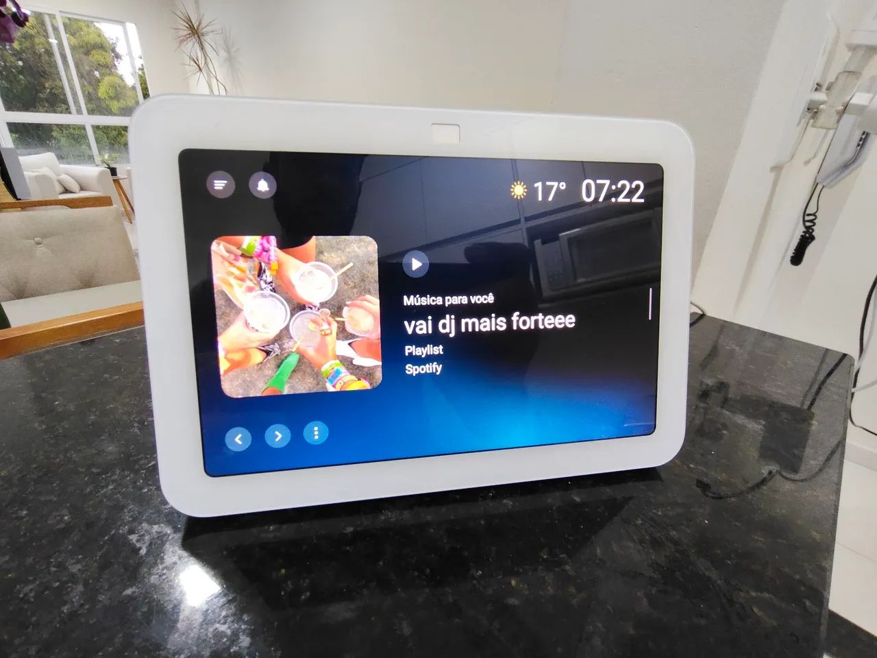 Alexa Amazon echo show 8 na cor branca - Foto 4