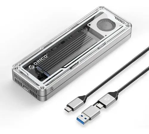 Case Externo SSD Nvme M.2 Thunderbolt 3/4 Usb 4.0 40gbps Pc - Foto 2