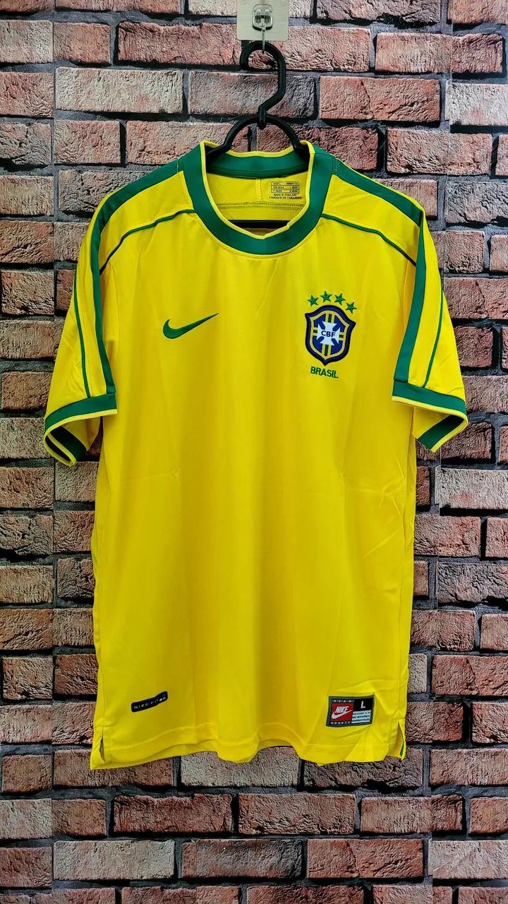 Camisa do Brasil retro 1998 promoção 
