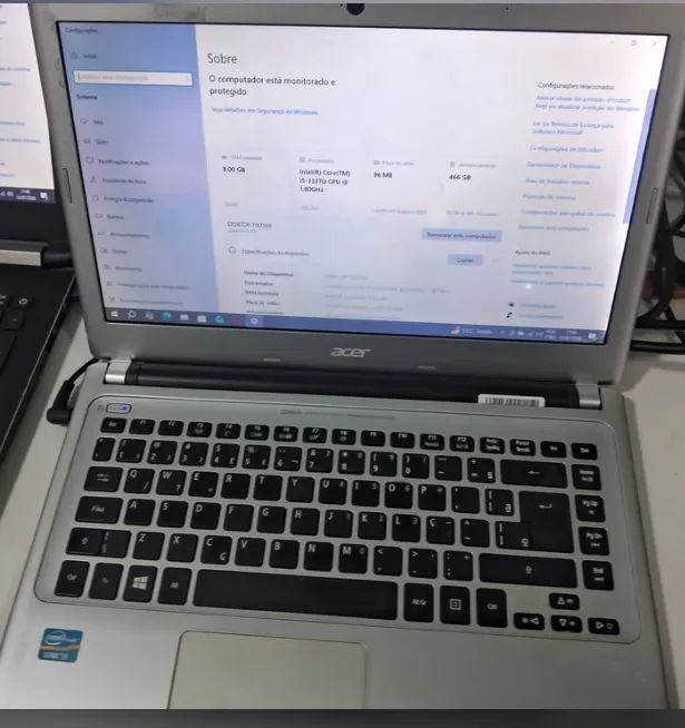 Notebook Acer i5 8gb bateria nova - Foto 2