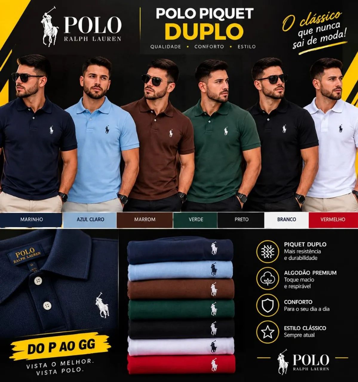 camisa gola polo premium  - Foto 2