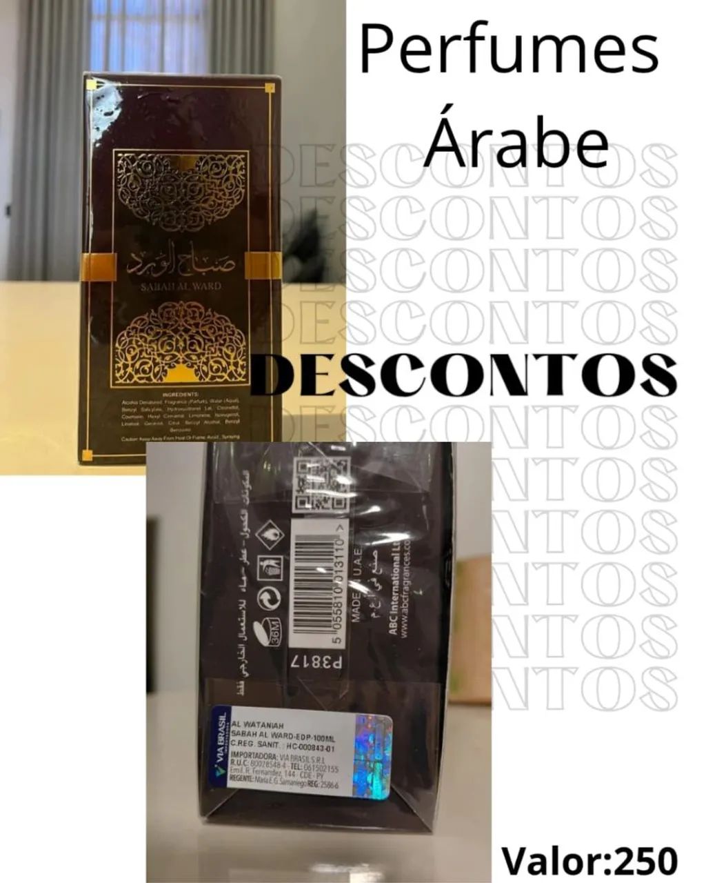 Vendo perfume SABAR árabe 