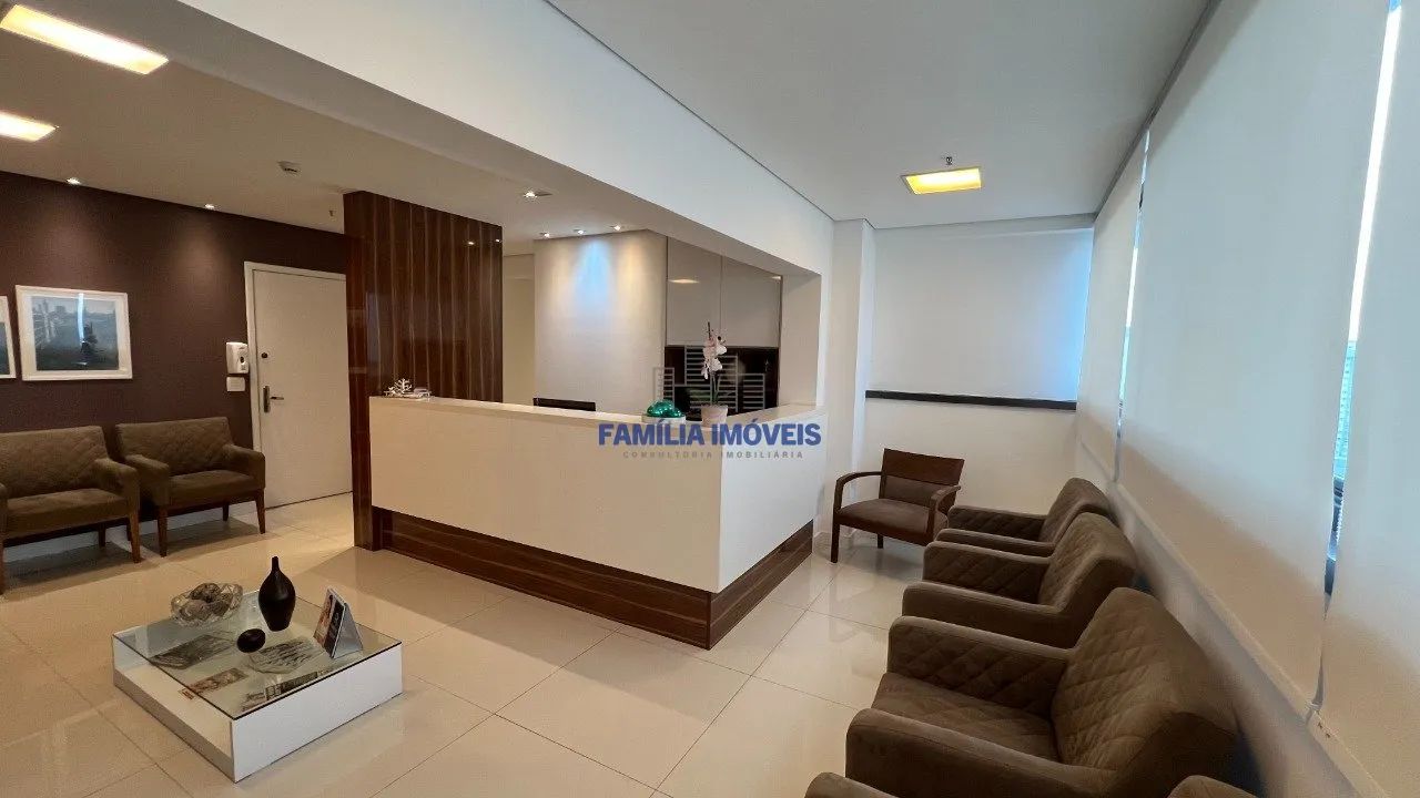 Sala comercial mobiliada para alugar Encruzilhada em Santos SP