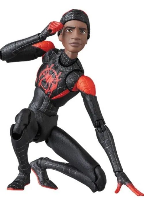 マフェックス No.236 MAFEX (Miles Morales) Boneco Mafex No.236 MAFEX Spider-Man (Miles Morales) Renewal - Ri