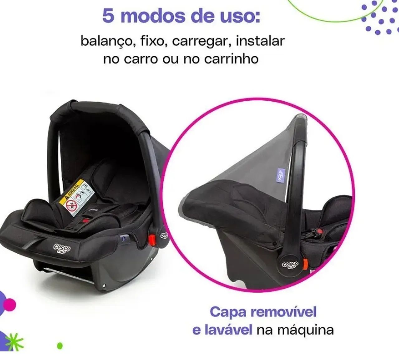 Bebê conforto COSCO kids 