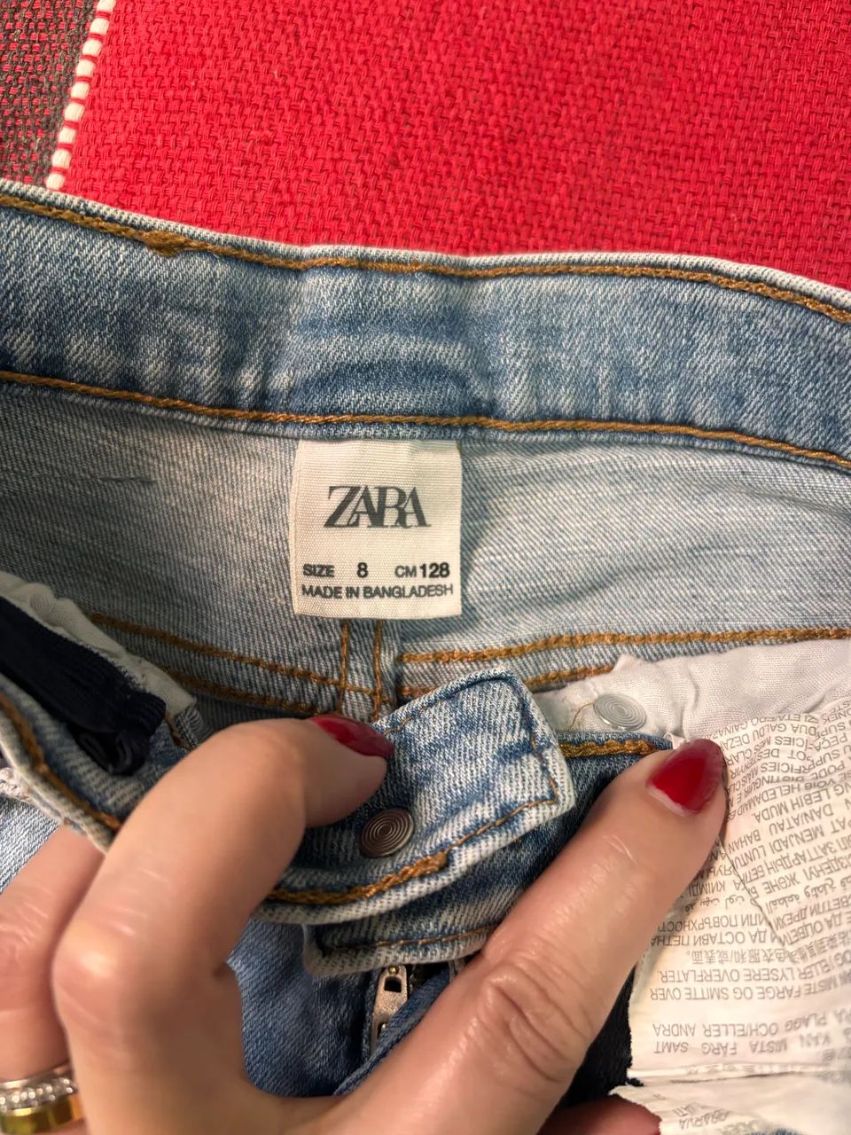 Calça jeans skinny Zara infantil  - Foto 5