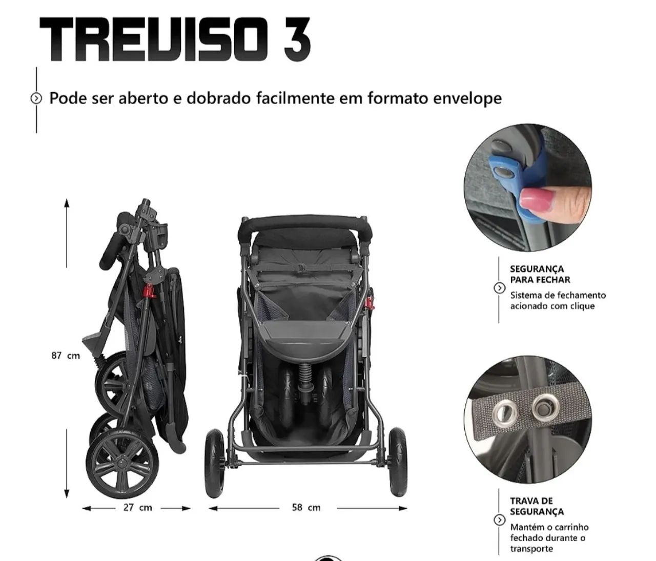 Carrinho de bebê ABC DESIGN  - Foto 2