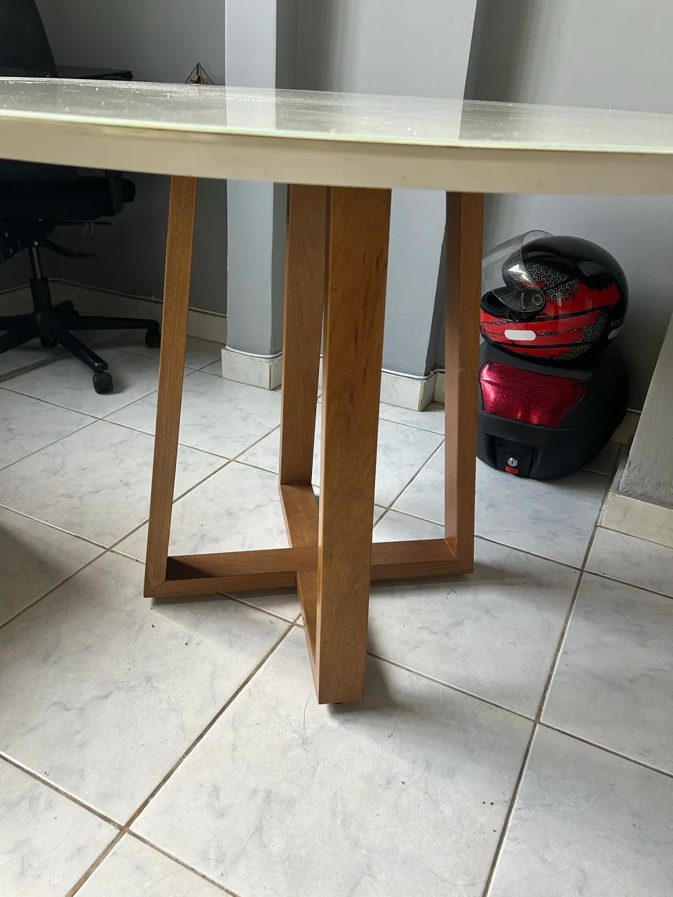 Mesa laqueada redonda  - Foto 4