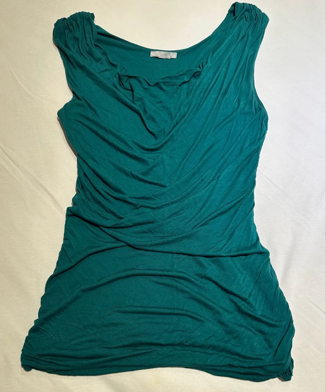 H&M 2 blusas drapeadas tam P