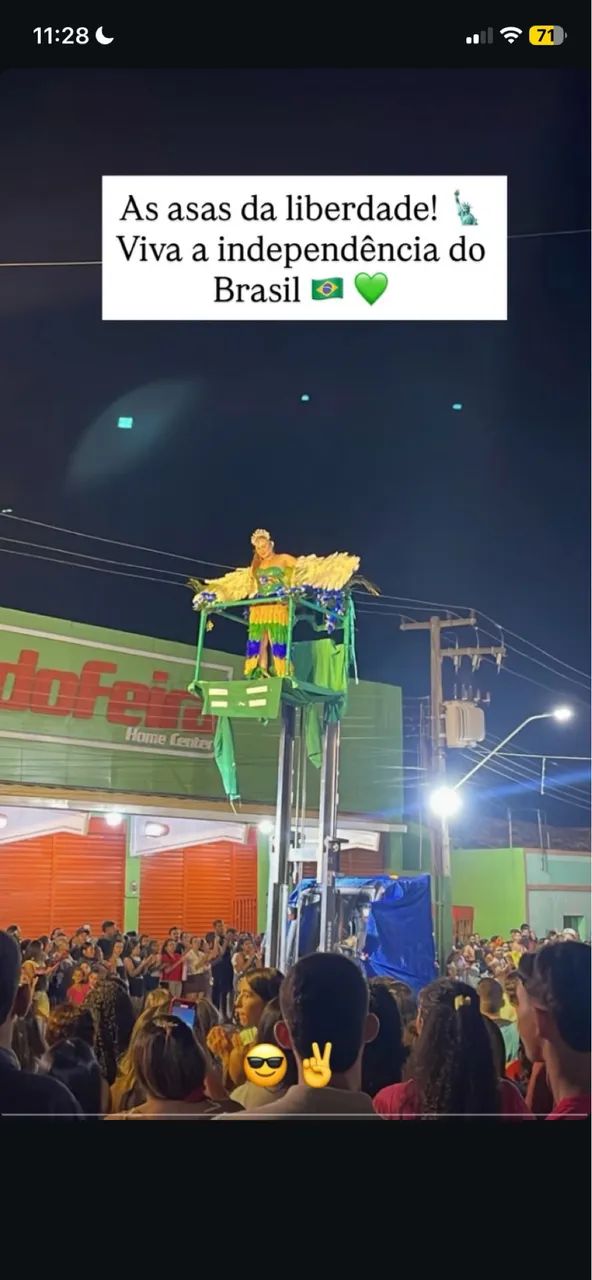 VENDO VESTIDO DE PENAS - DESFILE - Foto 3