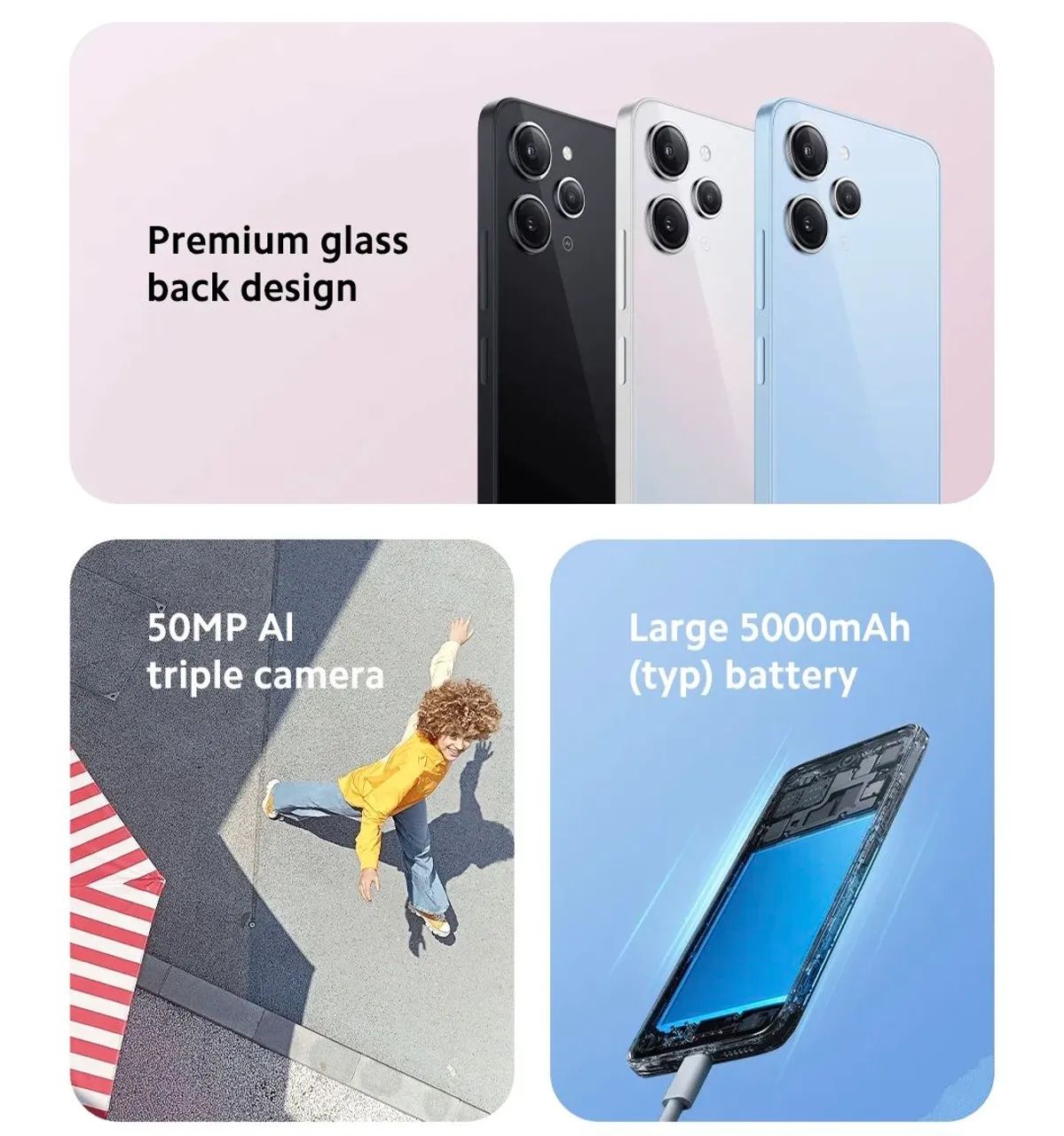 Xiaomi redmi 12 128gb 8gb RAM global lacrado na caixa com garantia