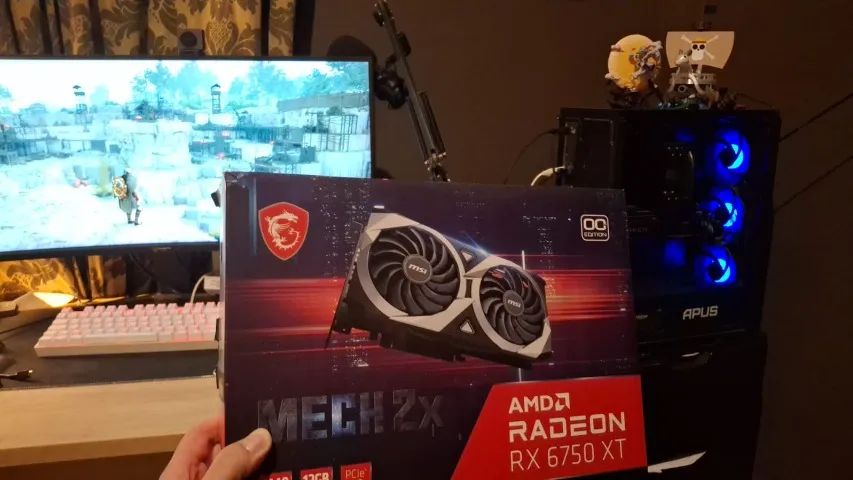Placa de Video MSI RX 6750 XT Mech 2X - Foto 4