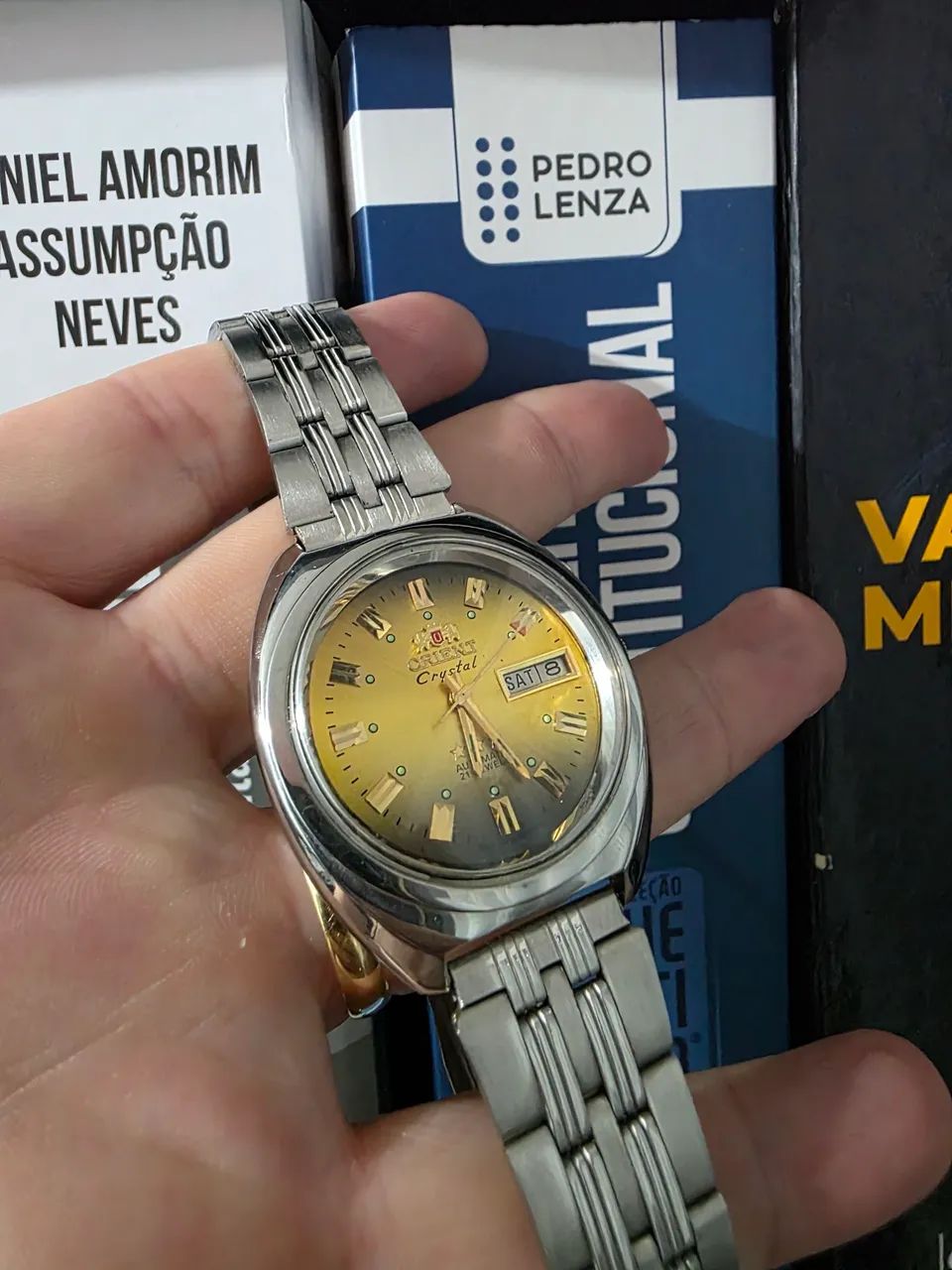 Orient 3 Estrelas Gold  - Foto 4