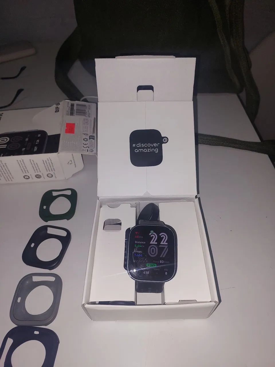Relogio amazifit bip 6 praticamente zero  - Foto 2