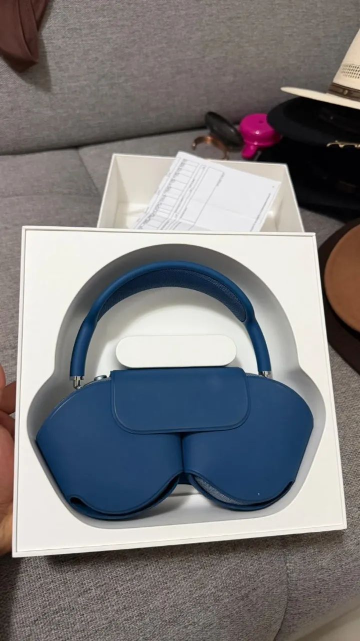 Airpods Max Apple Original Sky Blue A2096 - Fones de Ouvido