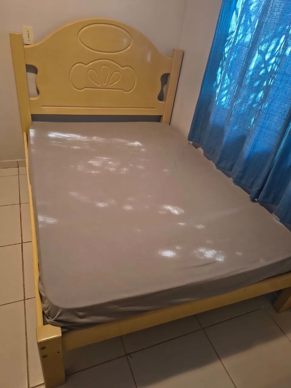 Cama casal com colchão  - Foto 3