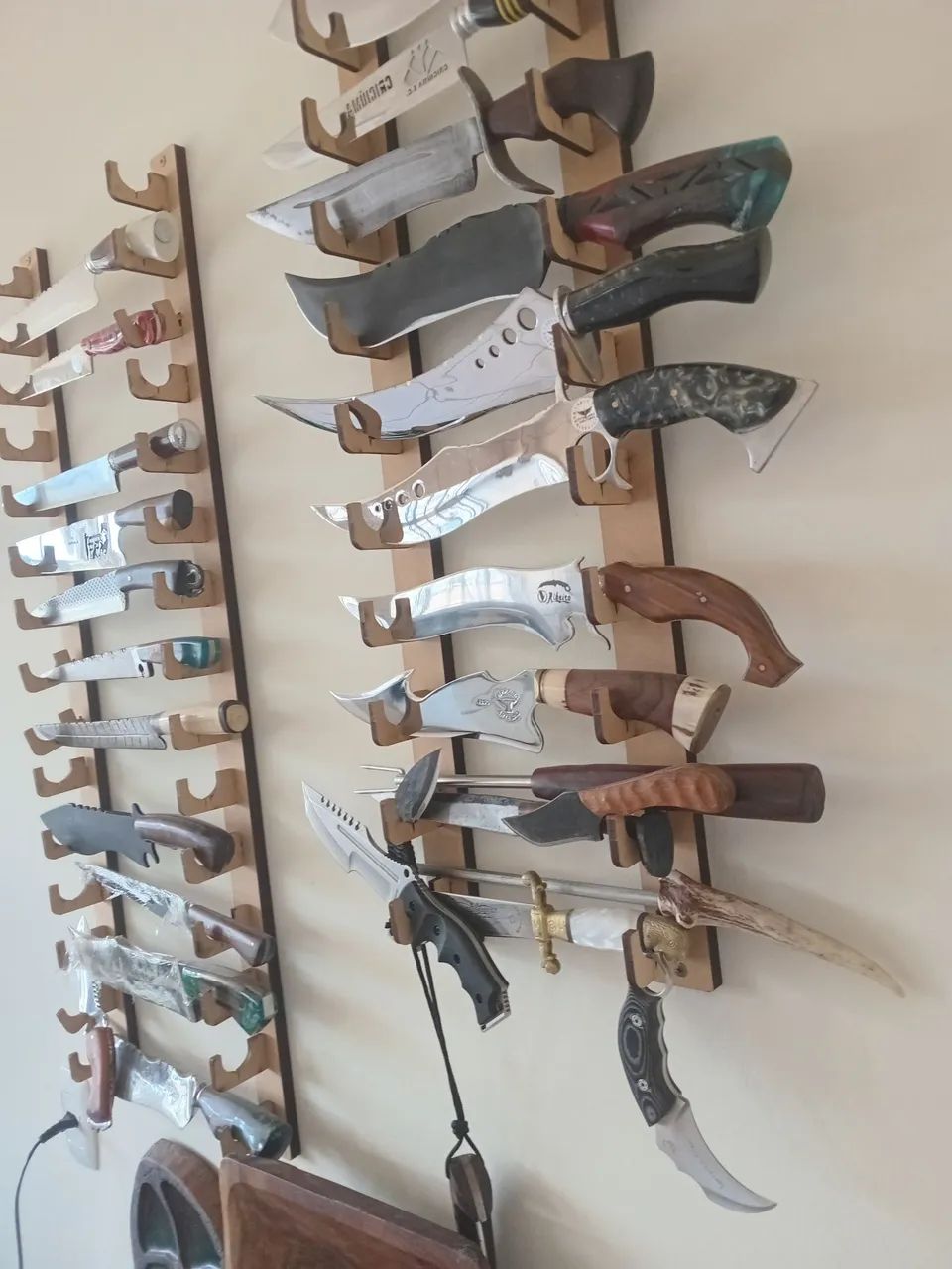 Troco facas artesanais po aquario