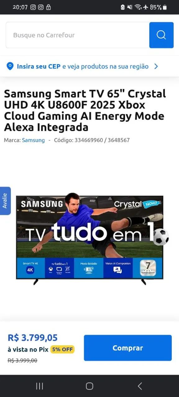 Smart tv Samsung 65 - Foto 5