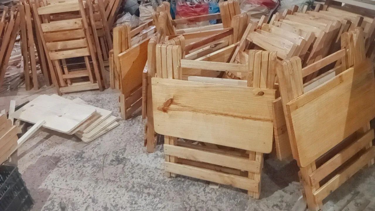 Jogo de mesa dobrável  - Foto 4