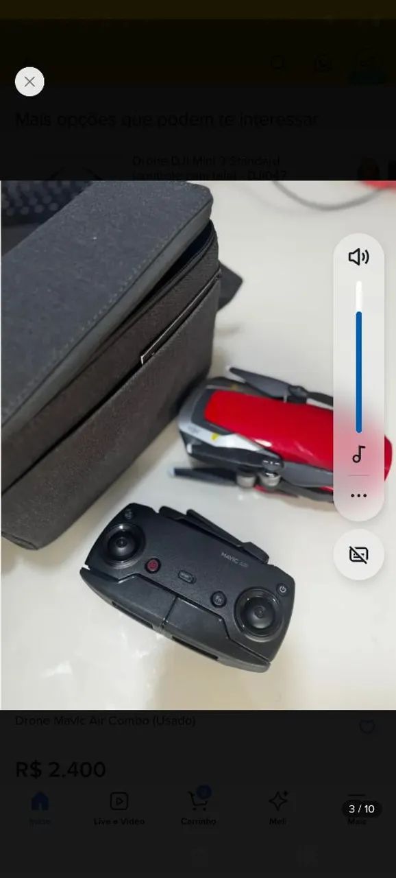 Vende-se drone original DJI Mavic Air completo  - Foto 3