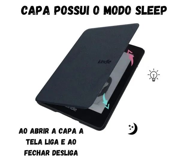  Capa case Para Kindle 11ª Geração 2024 e 2022 (C2V2L3 e RS23CV)  - Foto 3