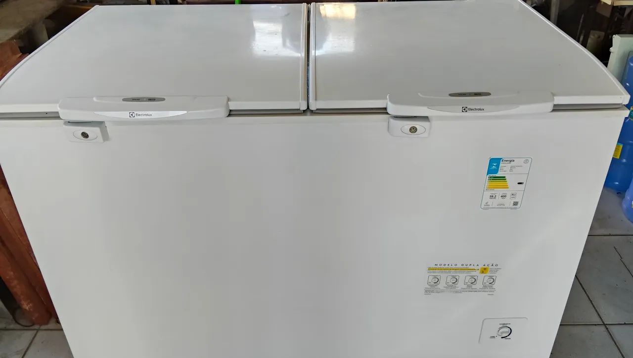 Freezer Horizontal com Chave 413L