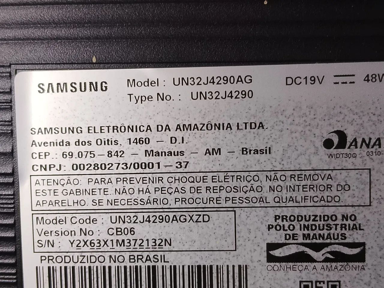 TV Samsung 32 polegadas com defeito  - Foto 4