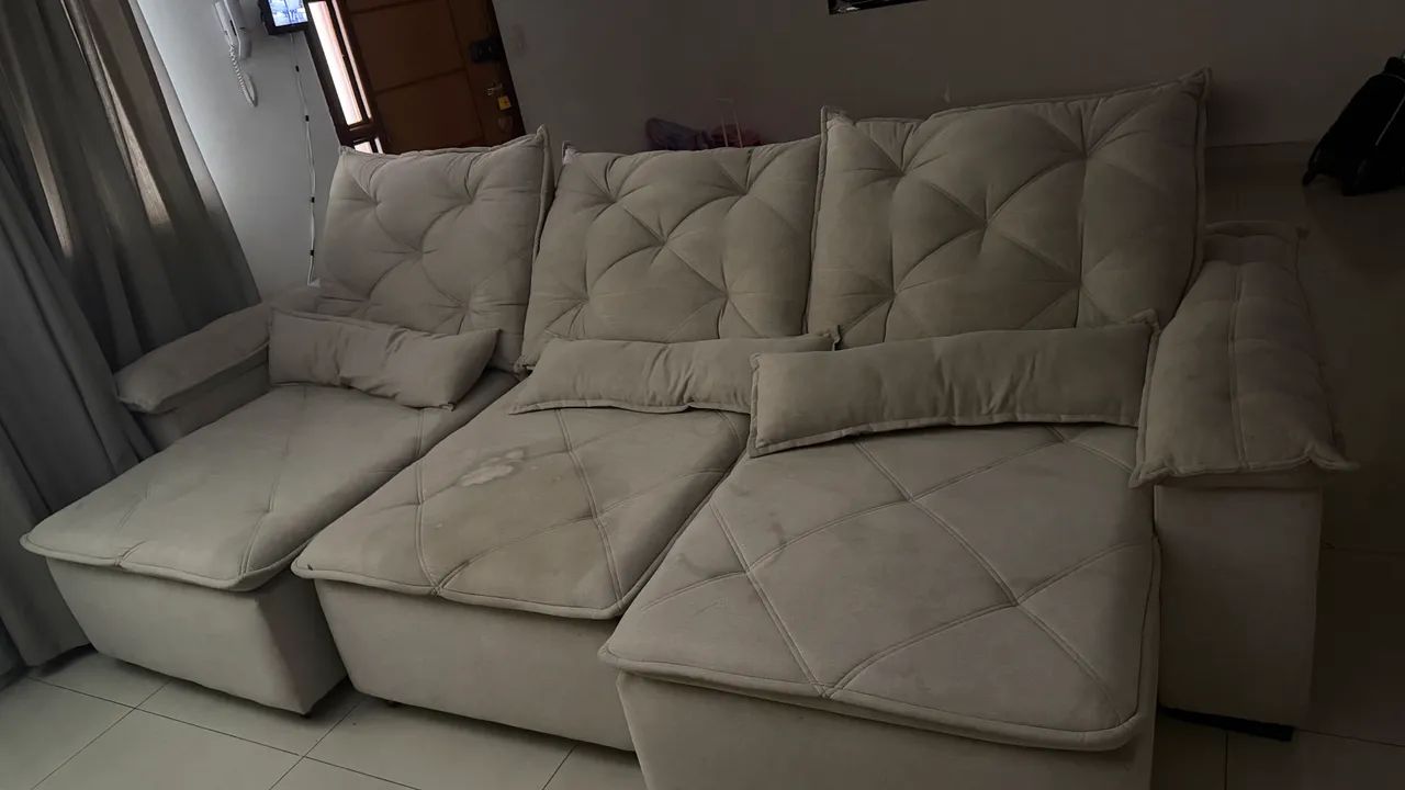 Sofá 3 lugares retrátil  - Foto 2