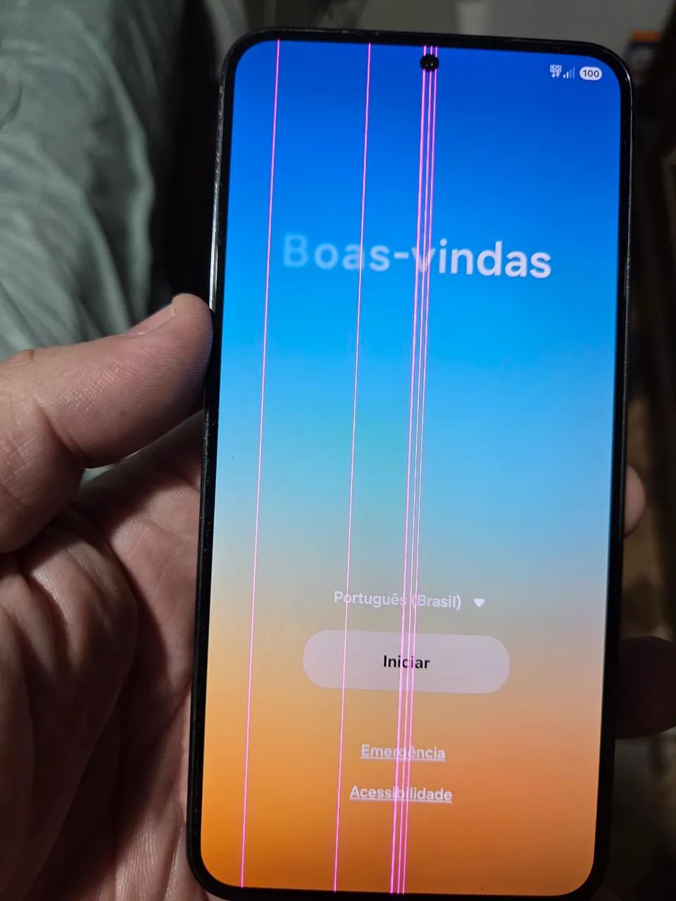 Galaxy s23 plus com linhas na tela  - Foto 2