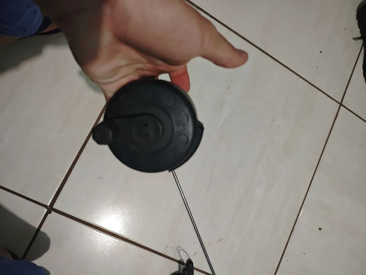 Seta para rabanete de 70 cm+cabeça com elástico do arbalete harpia - Foto 2