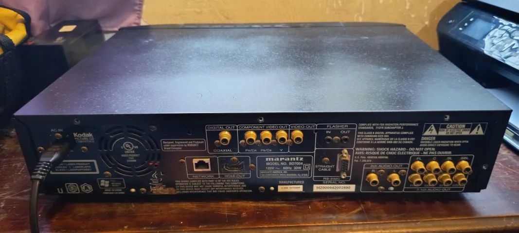 Marantz BD7004 Blu-ray, DVD, CD Player Funcionando 100% (sem controle) - Foto 3