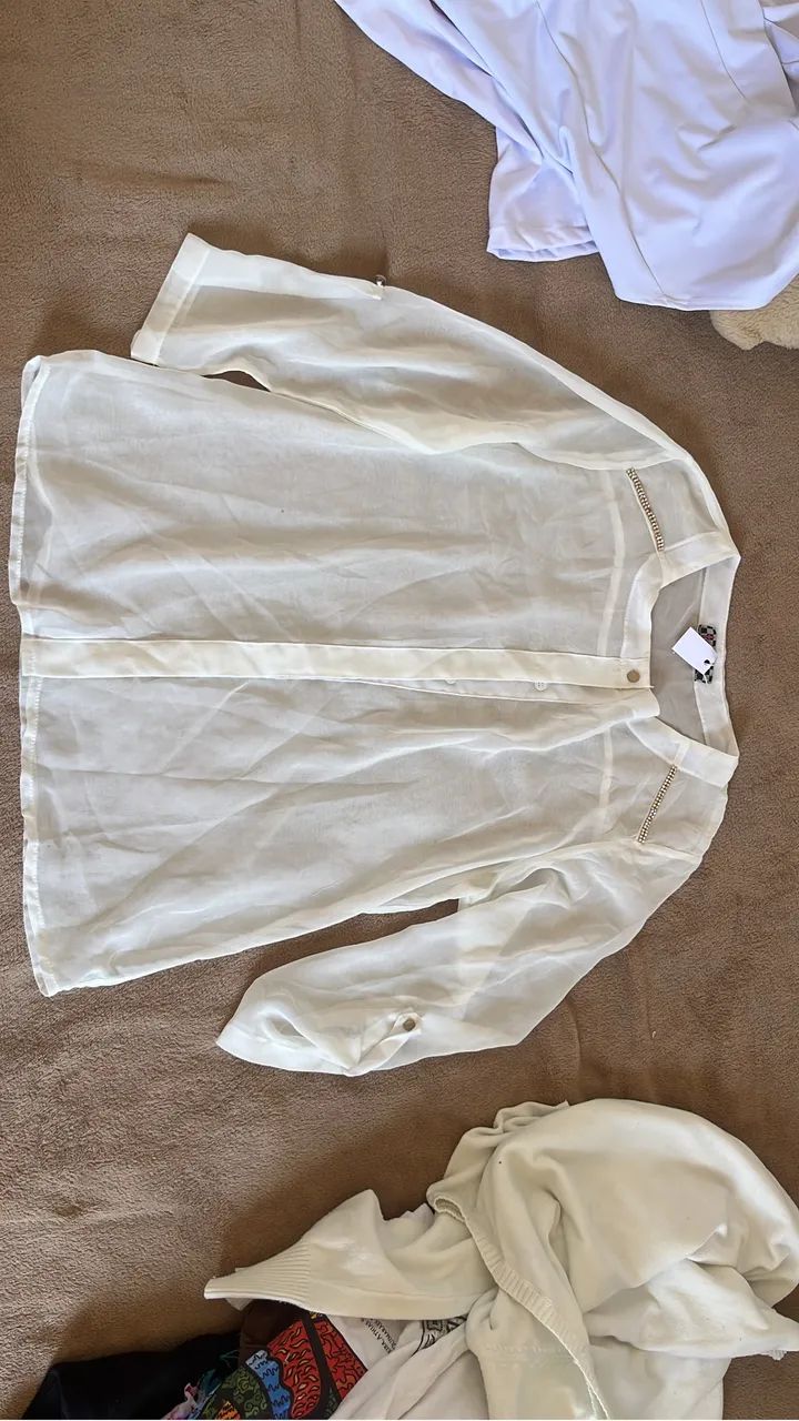 Blusa social branca
