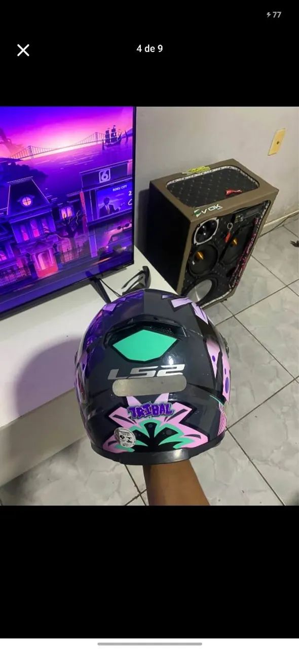 capacete Ls2 tribal  - Foto 4