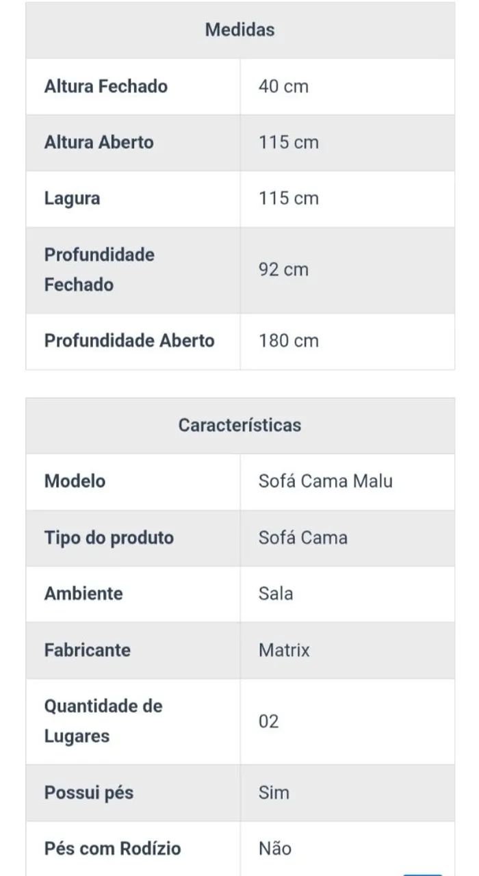 SOFÁ-CAMA NA QUEIMA: VEM TRANQUILO QUE TÁ BARATO BARATO! - Foto 5