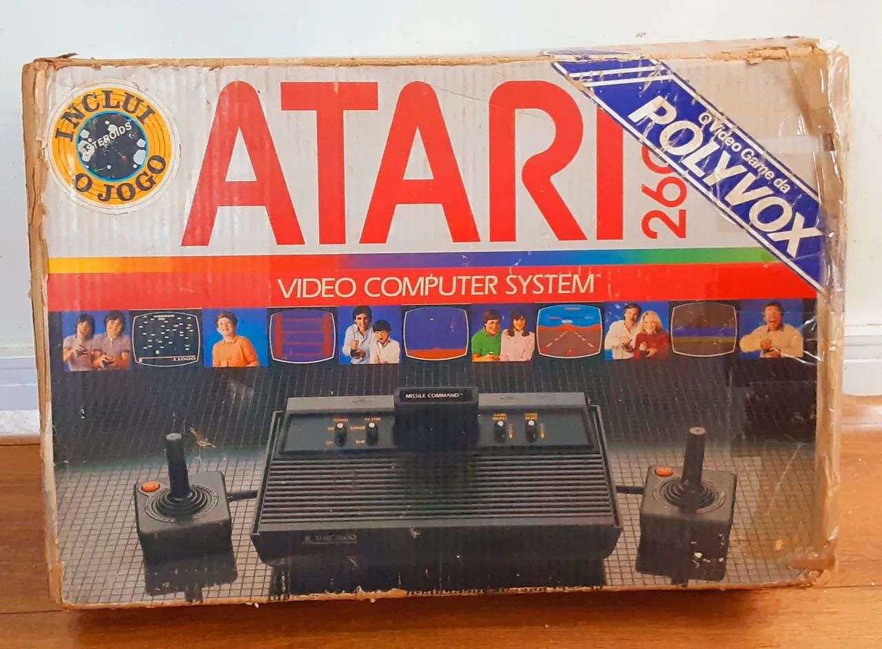 Atari 2600 videogame original com caixa e manual. - Foto 4