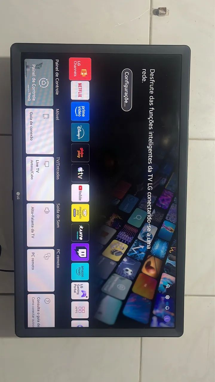 Tv smart de 32 polegadas 8 mês de uso