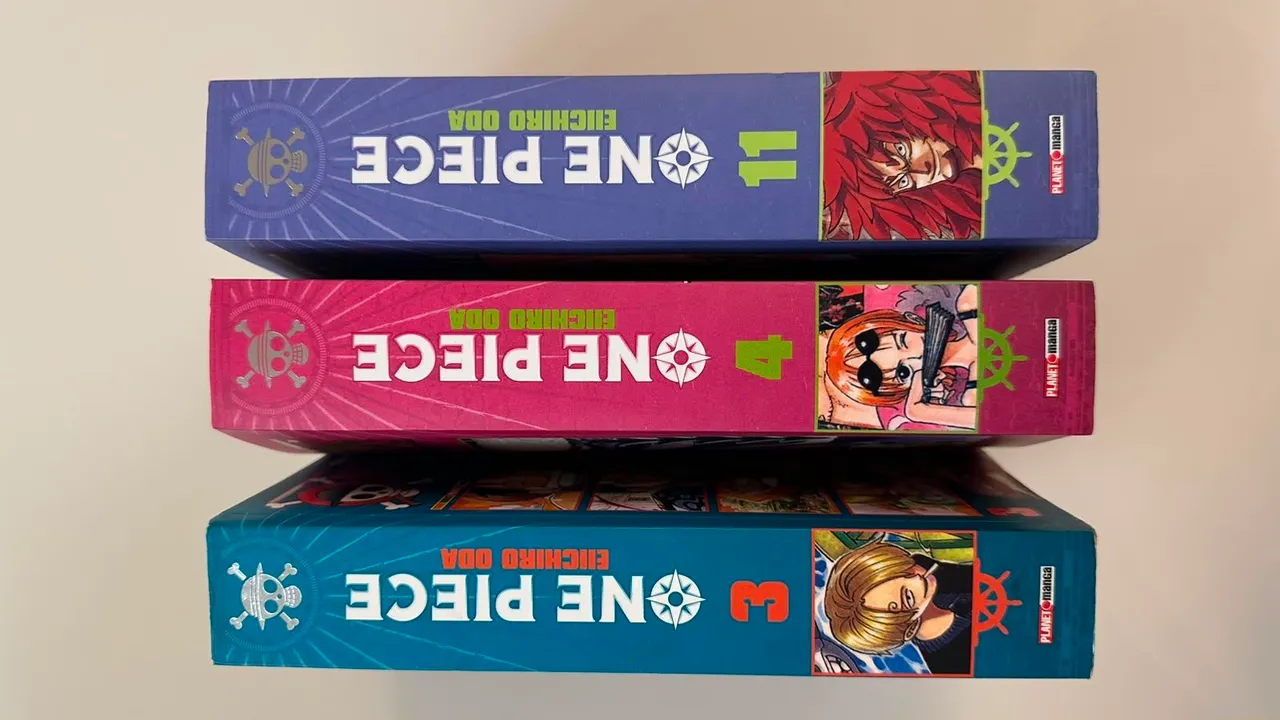 One piece 3 em 1 vol 1, 5, 6, 8 PROMOÇÃO - Livros e revistas