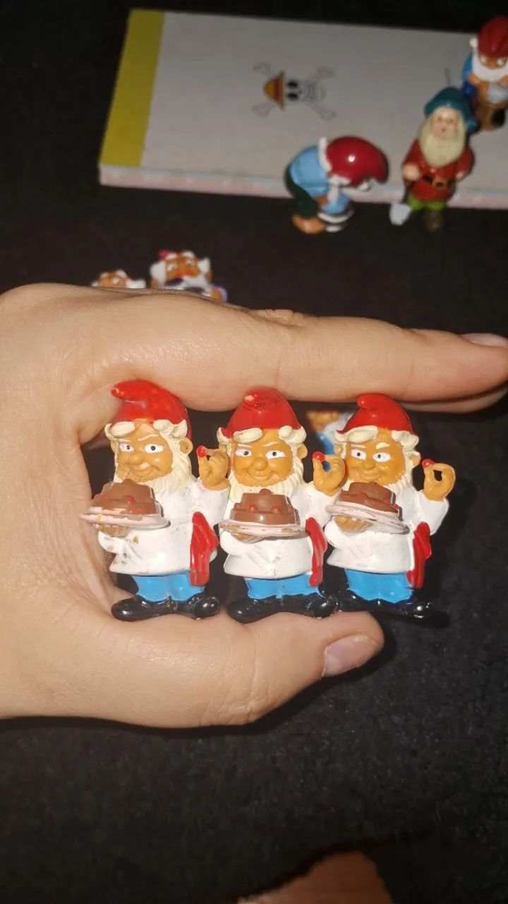 Gnomos Profissões Kinder Ovo anos 90 - Usado - Foto 3