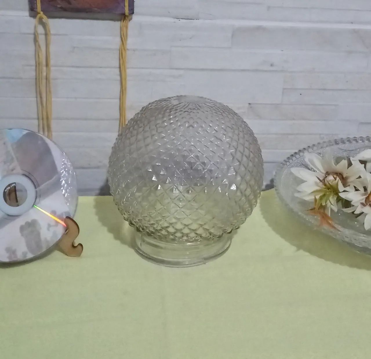 Globo ou cúpula de vidro antiga