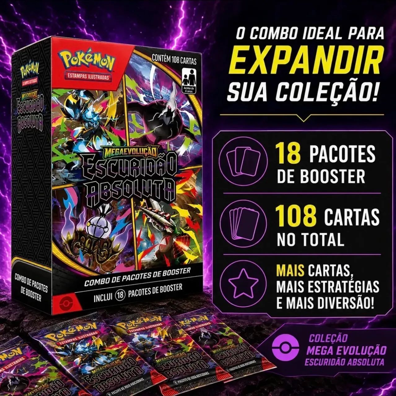 Combo Booster Escuridão Absoluta  - Foto 2