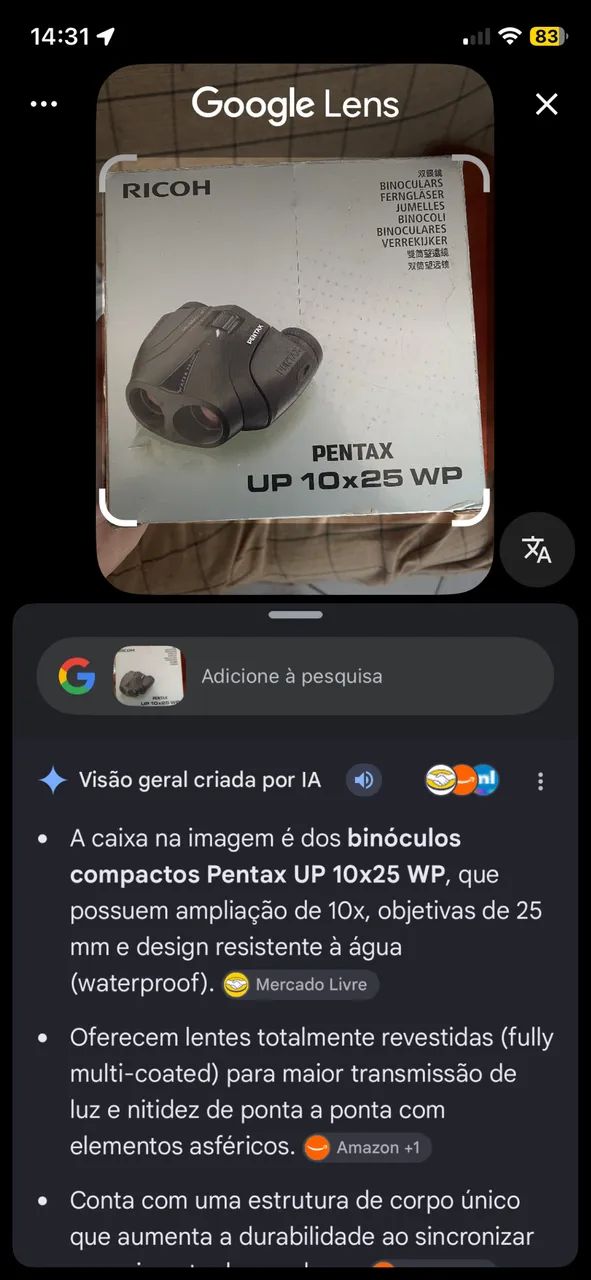 BINÓCULO PENTAX - Foto 5