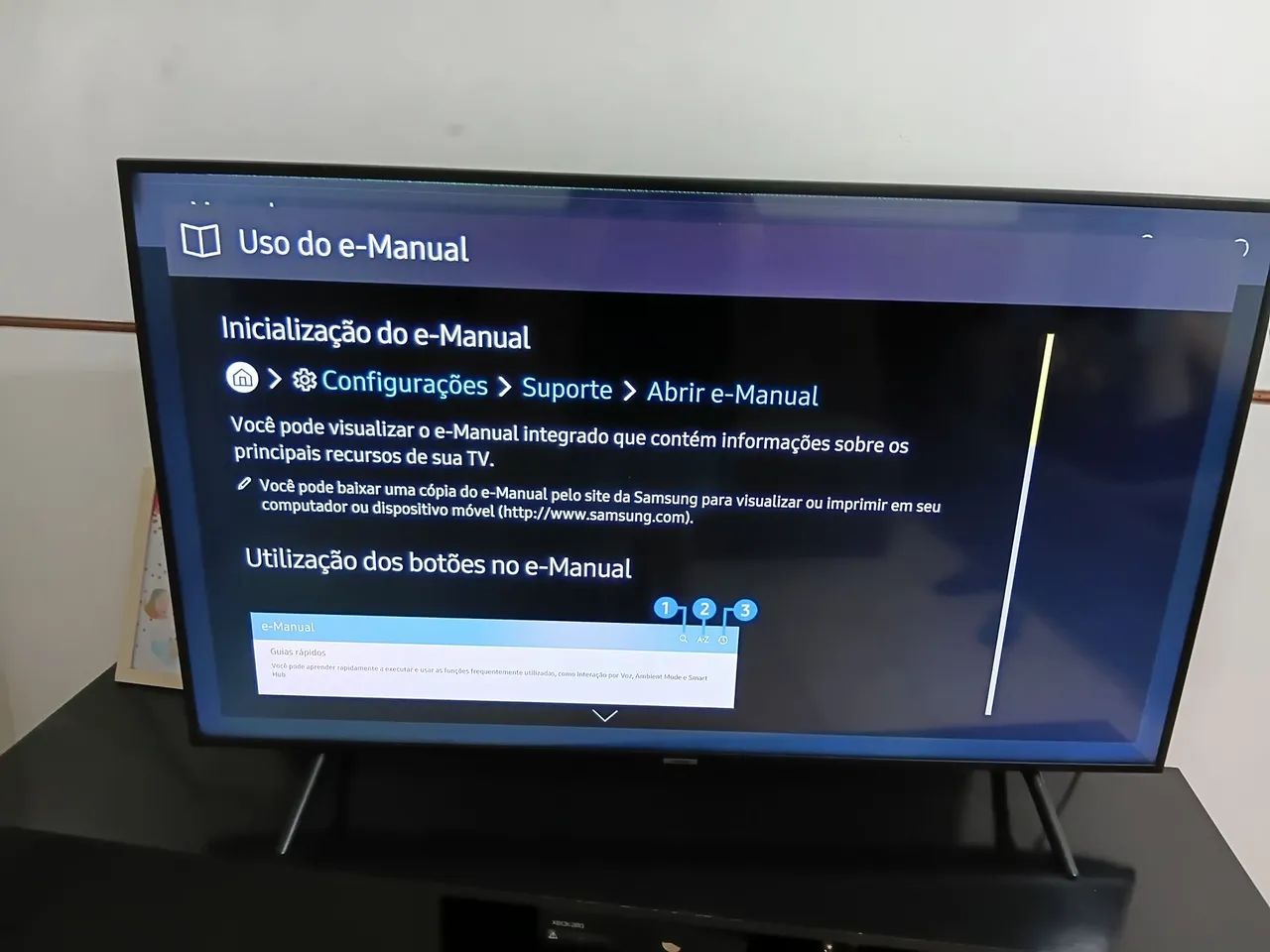 TV Samsung 55 polegadas(OPORTUNIDADE/LEIA O ANÚNCIO) - Foto 2