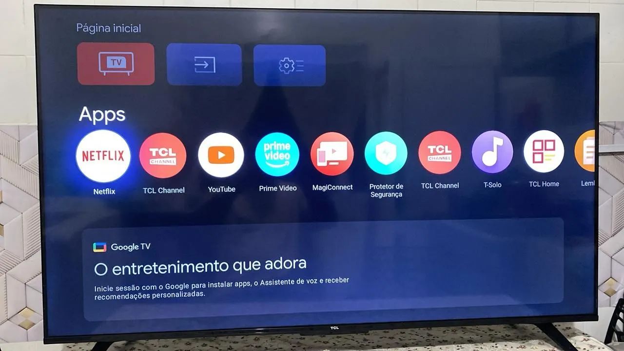 Tv smart tcl 4k 50 polegadas imagem linda  - Foto 3