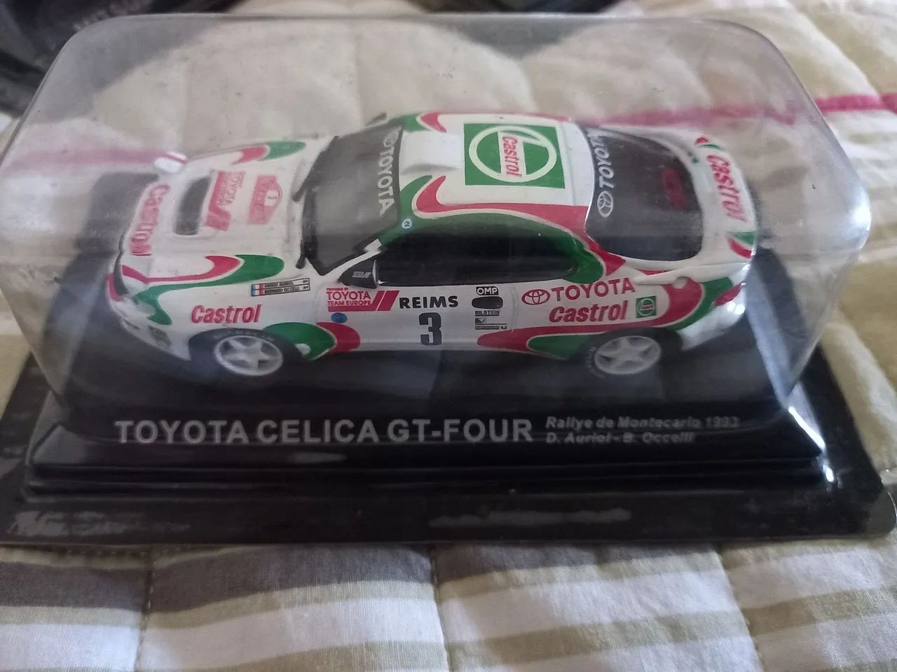 Miniatura Toyota Celica GT Four Rallye de Montecarlo 1993 escala 1