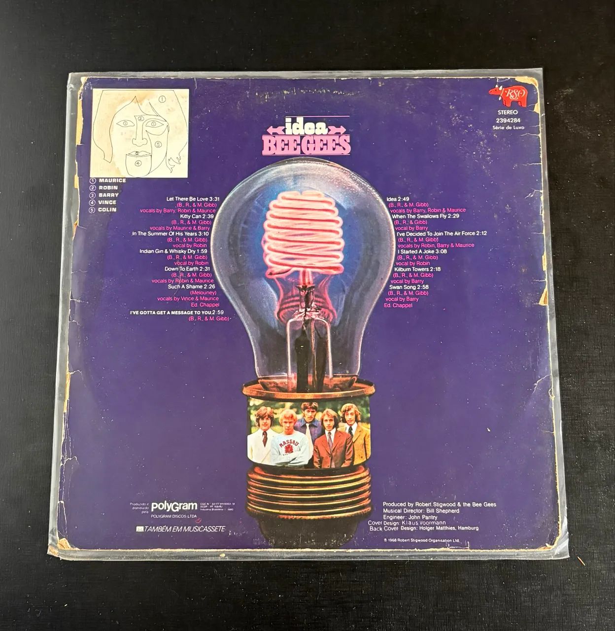 Lp disco Vinil bee gees idea rso 1980 - Foto 4