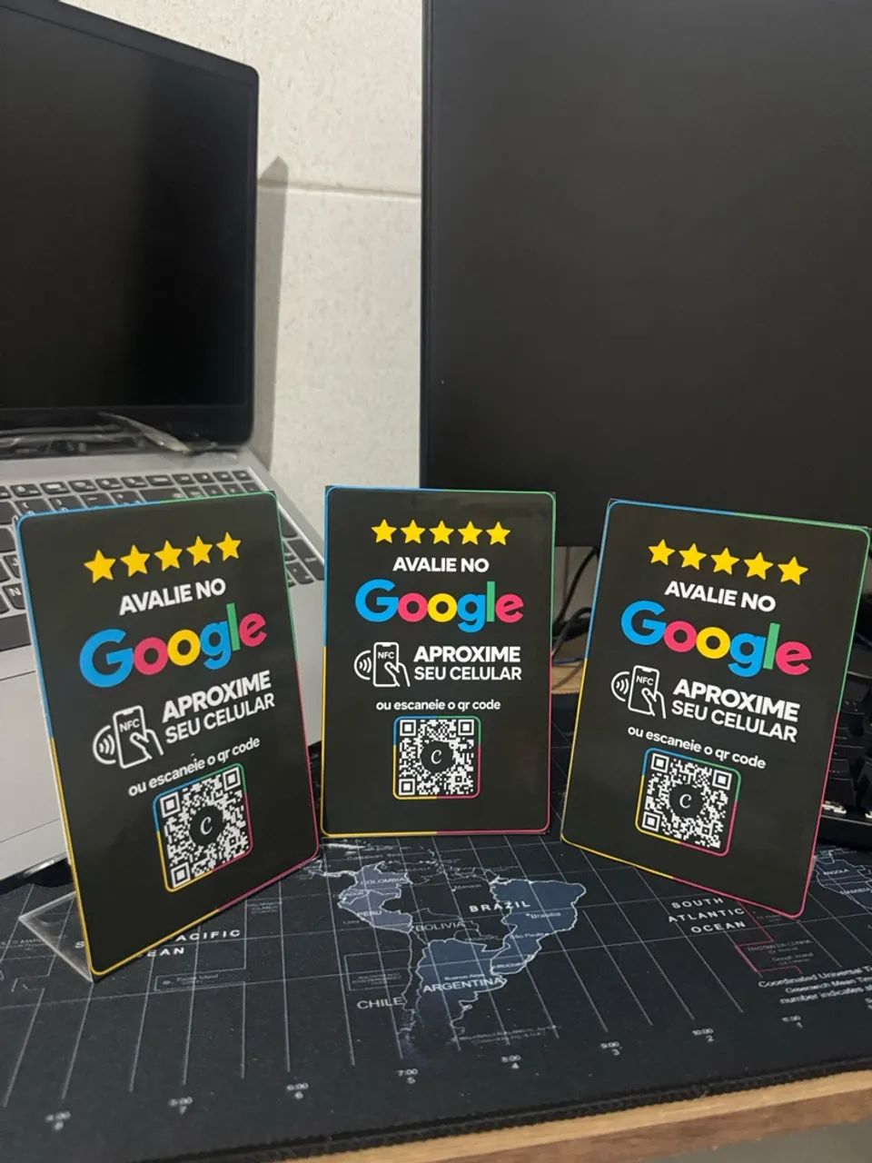 Aumentar Avaliação do Google( QR Code + nfc)