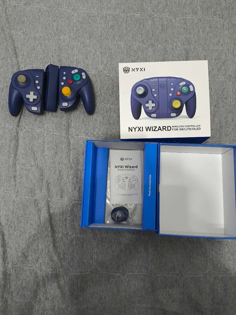 Controle Nixy Wizard para Switch 1 - Gamecube edition - Foto 5