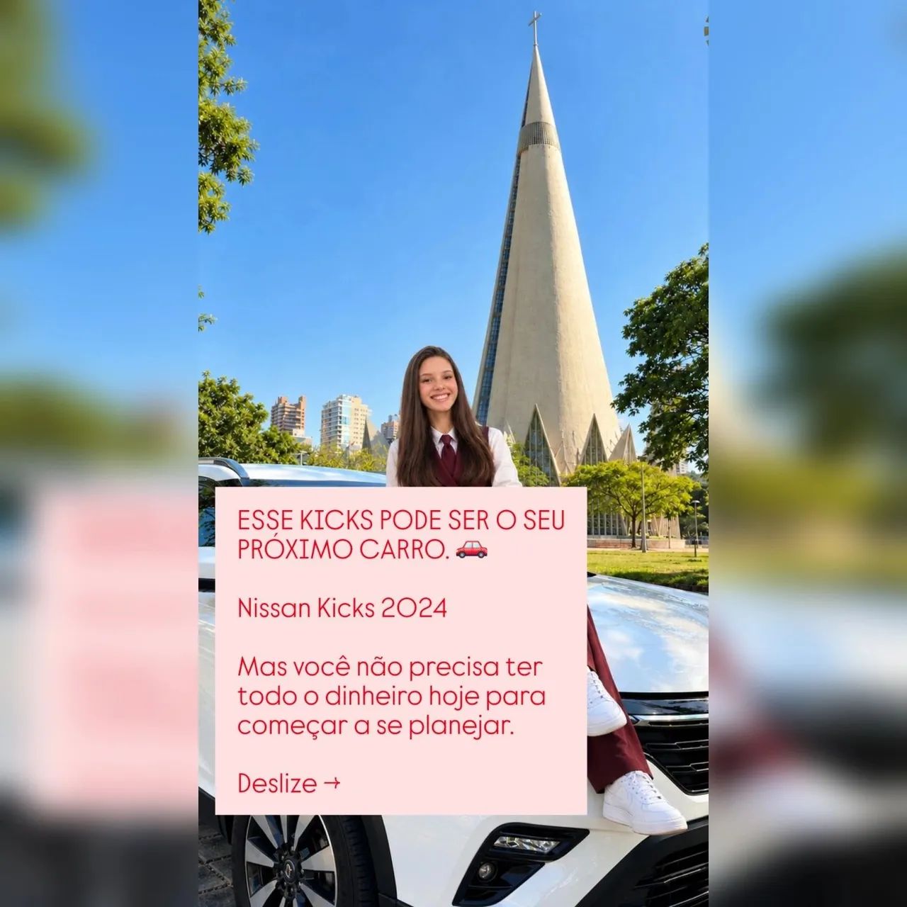 ? QUER UM KICKS 2024?<br>DESCUBRA COMO COLOCAR ESSE OBJETIVO NO SEU PLANEJAMENTO.